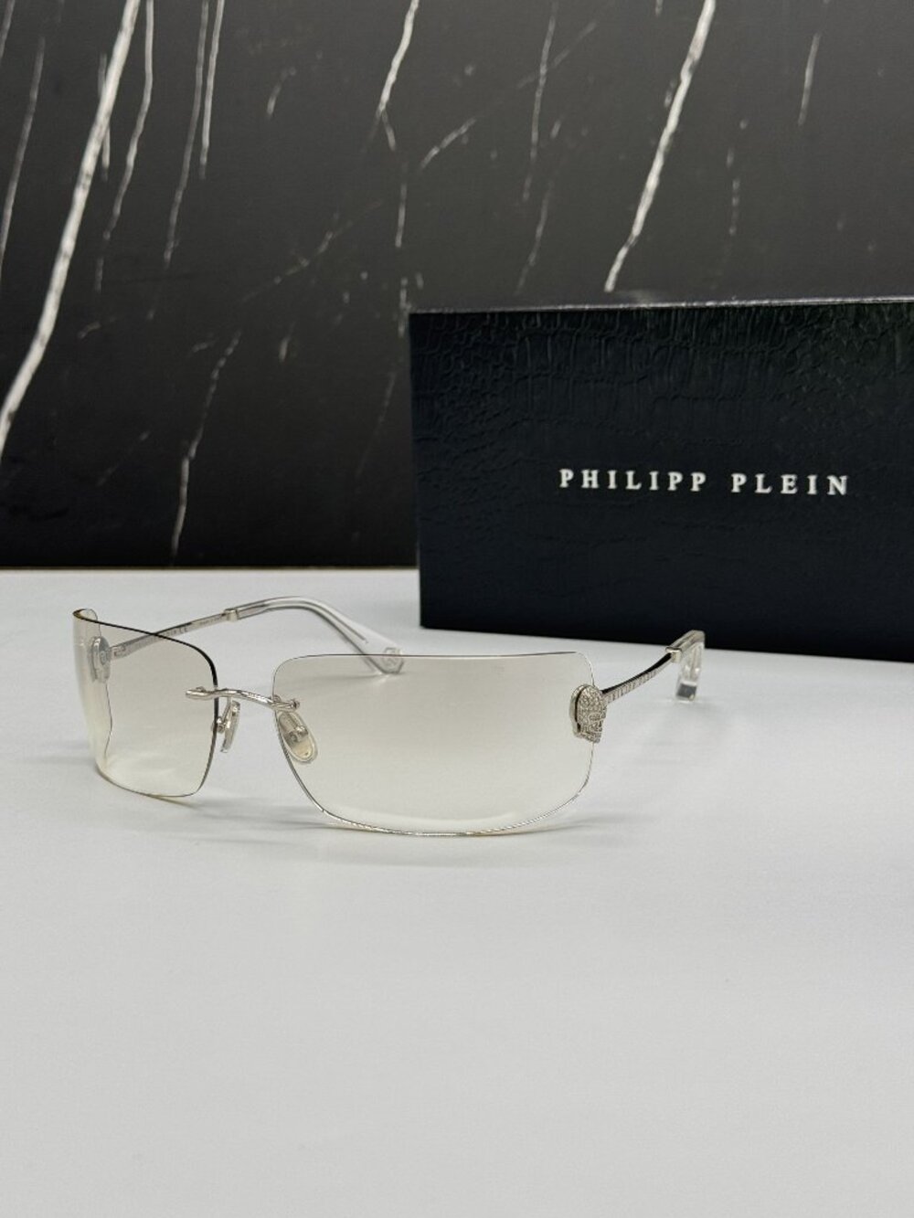 NEW PHILIPP PLEIN SPP027V 579X SILVER WOMEN SUNGLASSES PHILIPP PLEIN